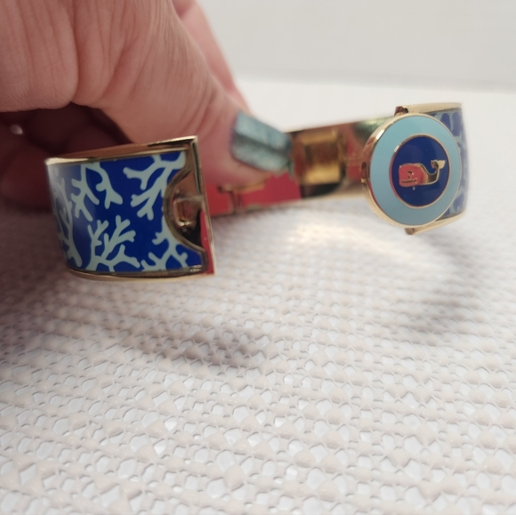 Vineyard Vines blue and gold bangle bracelet - Picture 4 of 6